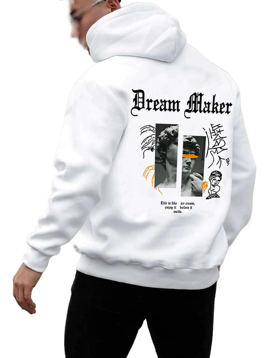 Dream Maker Graphic
Hoodie - Trendy
Streetwear Pullover